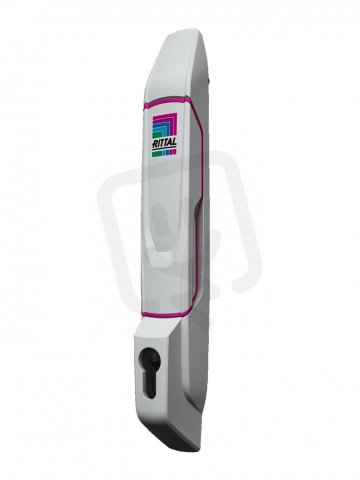 Rittal 8618250 Komfortní rukojeť s profilovou půlválcovou vložkou pro VX RAL7035