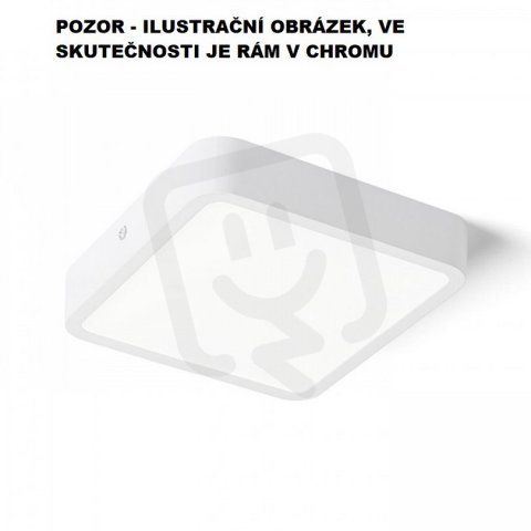 HUE SQ 17 stropní chrom 230V LED 18W 3000K RENDL R12812