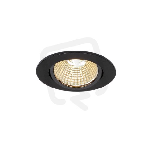 Sada NEW TRIA 68 LED DL ROUND černé matné 9W 38° 3000K vč.ovladače SLV 114380