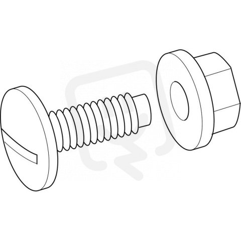 PVC-U ŠROUB A MATKA M8X20 LEGRAND 637953