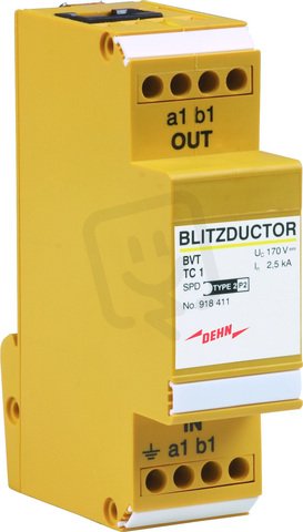 Svodič přepětí BLITZDUCTOR VT DEHN 918411