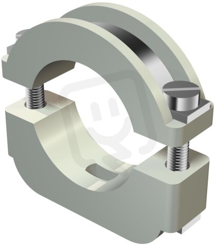 OBO 3015 17 LGR Příchytka Blitz-ISO s podélným otvorem 10-17mm světle šedá PS