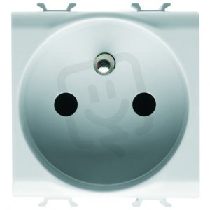 Zásuvka FR 2M 2P+E 16A bílá GEWISS GW10247