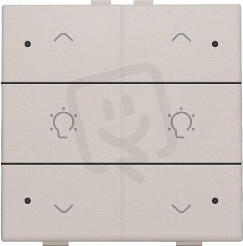 NHC 6násobný ovladač+LED 2x stmívání -LIGHT GREY NIKO 102-52046