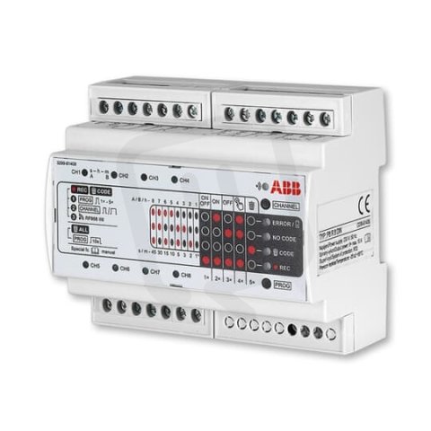 ABB Přístroj Rf 3299-81408 Přijímač RF spínací,8násobný,řadový,868 MHz