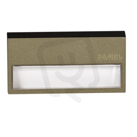 Světlo LED SONA na omítku 14Vss IP44 ZLATÁ PATINA NEUTRÁLNÍ BÍLÁ ZAMEL 12-111-47