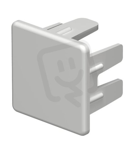 OBO WDK HE25025LGR Koncový díl pro kanál WDK 25x25mm světle šedá