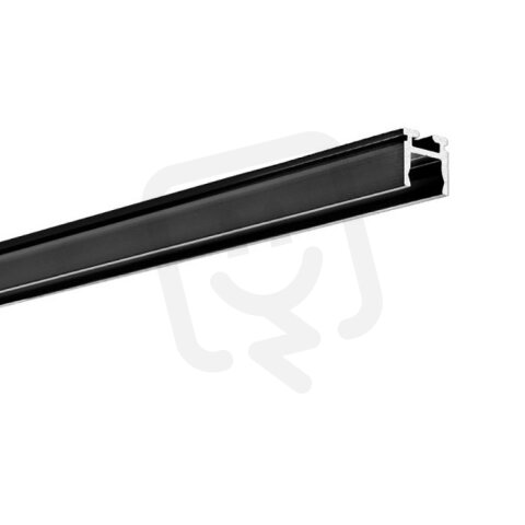 LED hliníkový profil KLUŚ PIKO-ZM černá 2m /C1168K7_2m/ ALUMIA A01168A07_2