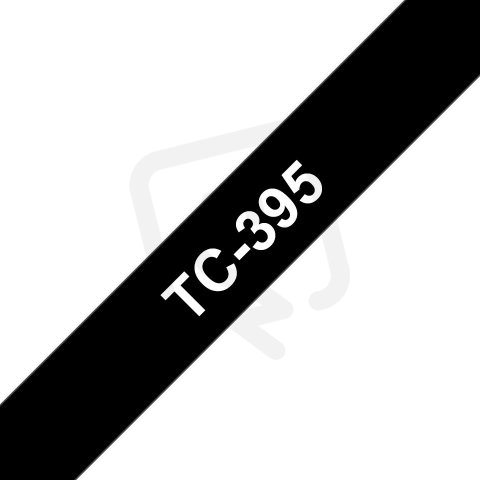 Páska BROTHER TC-395 černá/bílá (9mm)
