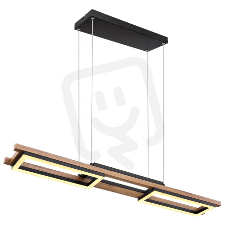 Závěsné svítidlo ILLA černá LED 30W 230V, 1000lm, 3000K GLOBO 67266H