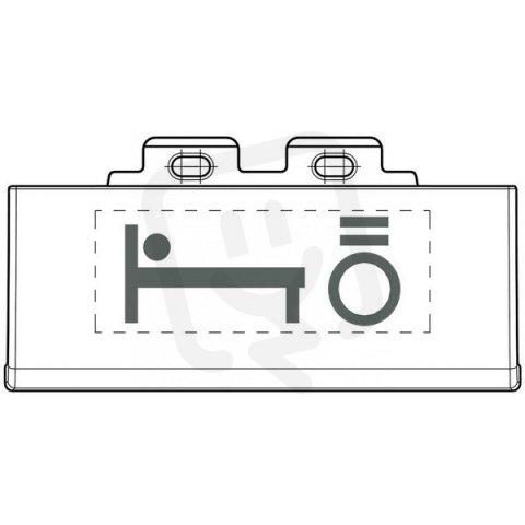 BTICINO LIVINGLIGHT MYHOME SADA KRYTEK 50KS 1MODULOVÝCH BÍLÁ N4915SETBL