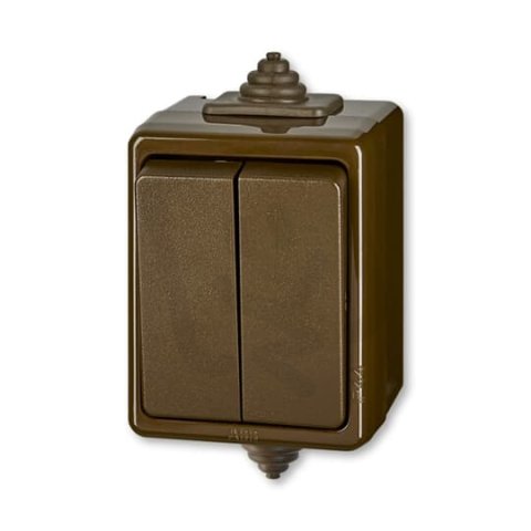 ABB Praktik 3553-52929 H Přepínač střídavý dvojitý,řazení 6+6,IP44