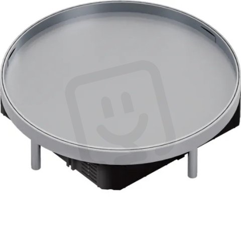 Přístrojové nerezové víko plné R12 pro podlahovou krytinu výšky 15 mm EKR120BL15