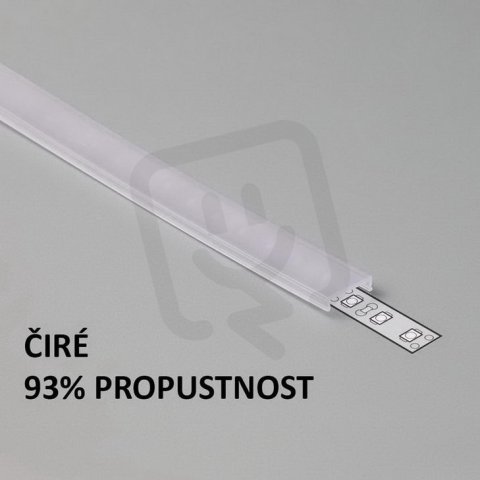 4731256 Plexi KLIK čiré pro FKU11, 12, 20, 60, 35, 45, 50, 2m FKU-P-KLIK-2M
