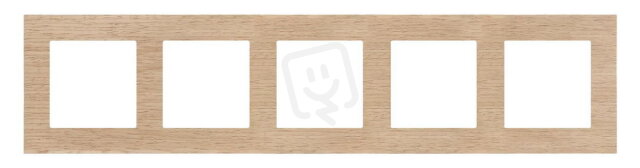 Rámeček 5 násobný, dřevěný dub světlý KONTAKT SIMON TRN5/185