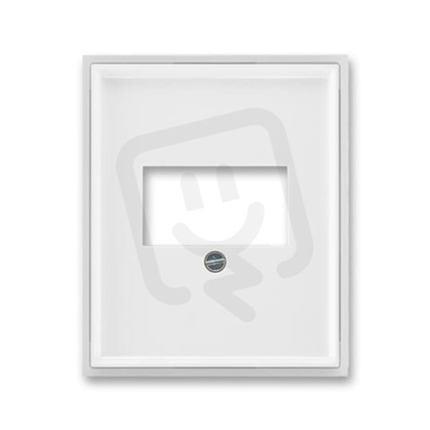 Kryt zásuvky komunikační a USB 5014E-A00040 01 bílá/ledová bílá Element Time ABB