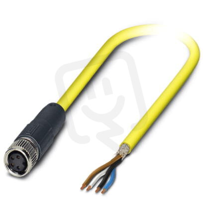 SAC-4P- 5,0-542/M8 FS SH BK Kabel senzoru/aktoru 1406017