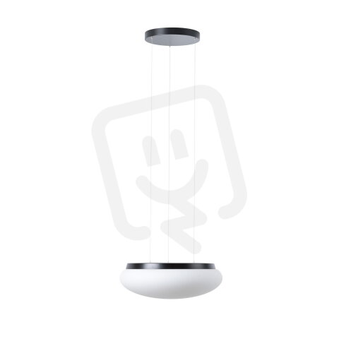 Závěsné LED svítidlo se skleněným stínidlem ARAKIS LE3 24W IP40 DALI 3/4K černá