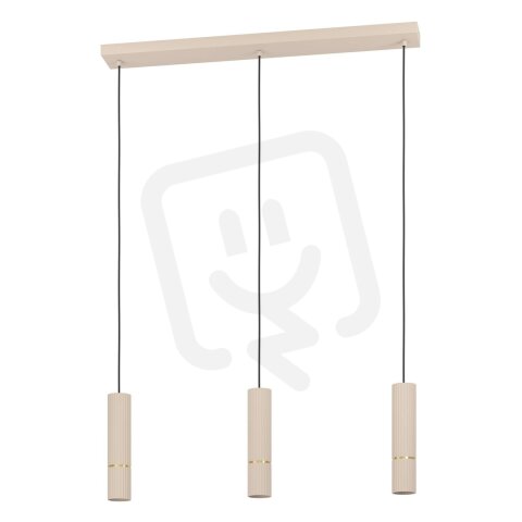 Závěsné svítidlo CAMINIA GU10 písková/mosaz 3X4,7W IP20 EGLO 901152
