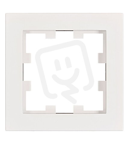 Krycí rámeček 1násobný, bílý SCHRACK EV105301--
