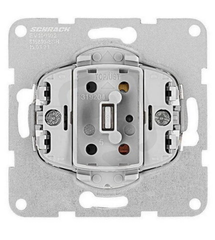 Přístroj spínače č.1, 1pólový, šroubové svorky SCHRACK EV100102--