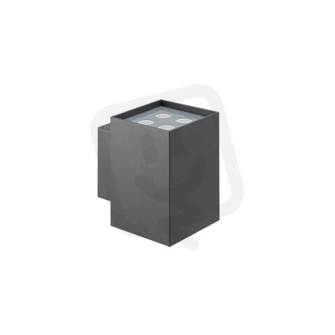 XWALL SQ. SURF. LAMP 2x9W 100-240V AC 30
