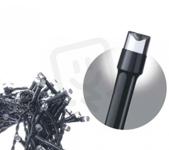 LED vánoční řetěz nano, 10m, teplá bílá
