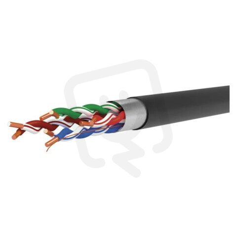 Datový kabel FTP 5E, outdoor, 100m EMOS S9224