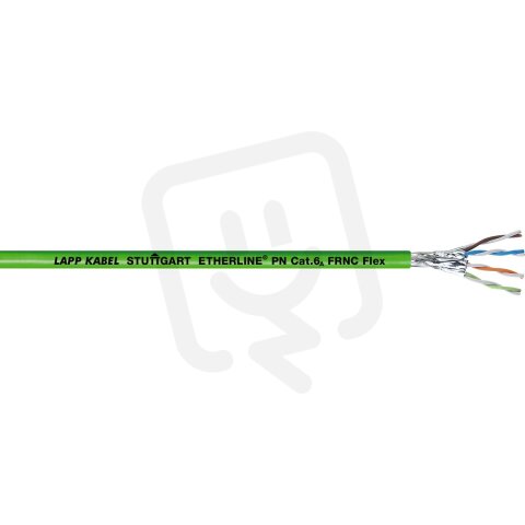 Ethernetový kabel ETHERLINE PN Cat.6A FRNC FLEX 4x2x23/7 LAPP 2170931