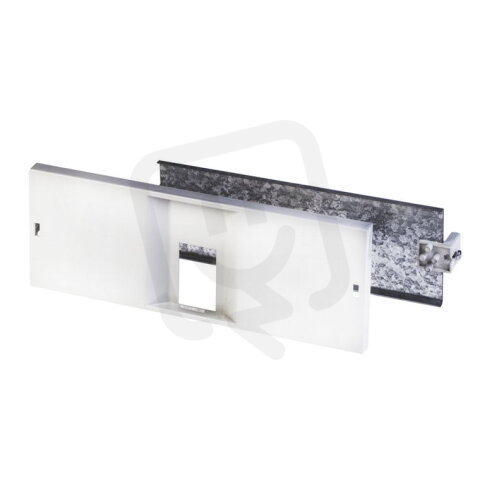 SCAME 655.46024 Čelní panel s otvorem na Hl.vypínač pro skříně EASYBOX-1 modul