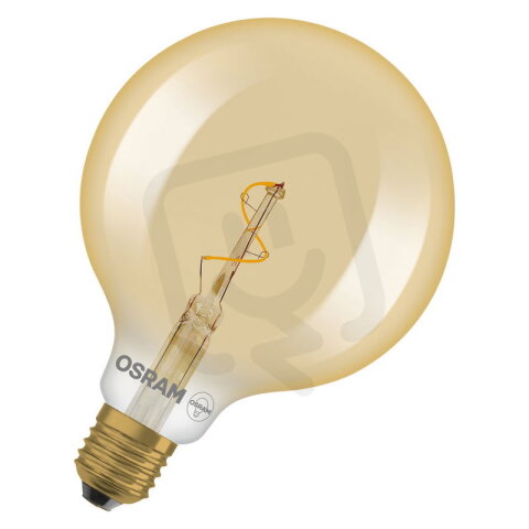 Vintage 1906Ž LED CLASSIC GLOBE 1.8W 822 Gold E27 OSRAM 4099854551987