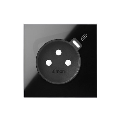 Kryt 1 násobný k zásuvce silové typ E s