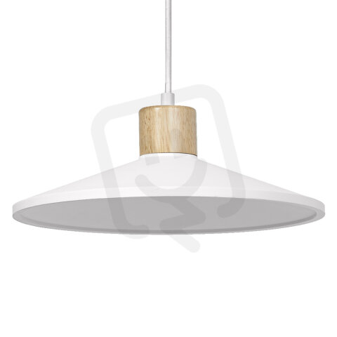 Decor Plaster Wood Pendant 320 mm E27 White OSRAM 4099854460999