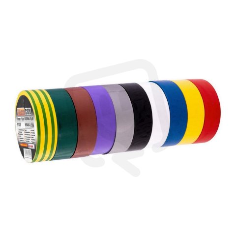 Páska izolačních PVC 19mmx10m barevná bal/10ks (cena za 1ks) RICHMANN PC1920