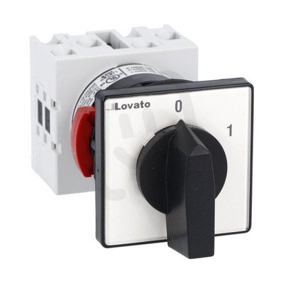 Lovato GX2010U47 Vačkový spínač GX: zap-vyp 20A/3P čelní montáž hlavice?