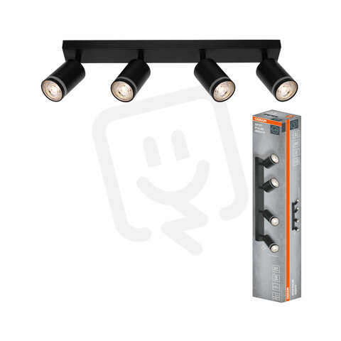 LED SPOT PULSE BLACK 4XGU10 OSRAM 4099854587818