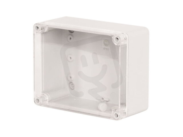 Krabice SolidBOX 68111 IP65 170x135x85mm průhledné víko hladké boky FAMATEL