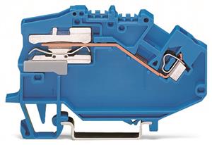 1vodičová rozpojovací svorka N, 2,5mm2, CAGE CLAMP, modrá WAGO 780-613