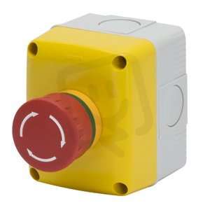 ENCLOSURE 1G RED EMERGENCY BUTTON