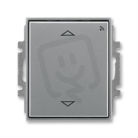 Spínač žaluziový s RF přijímačem 868 MHz 3299E-A33108 36 ocelová Time ABB