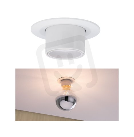 EBL Nova Retro starr mit E27 Fassung max 1x10W 230V bílá matt PAULMANN 93668