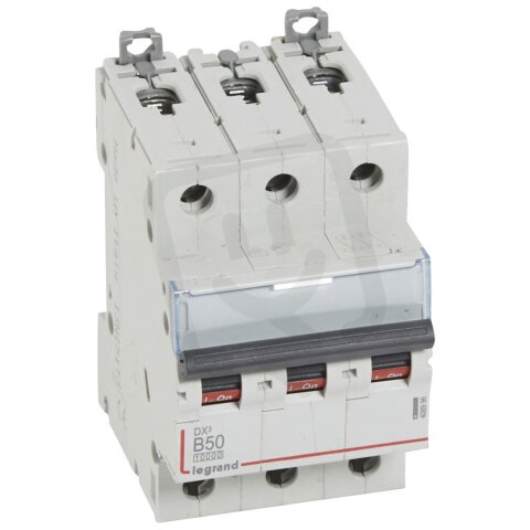 DX3 JISTIČ, 3 PÓLOVÝ, CHAR. B,3A 10000A/16KA LEGRAND 408986