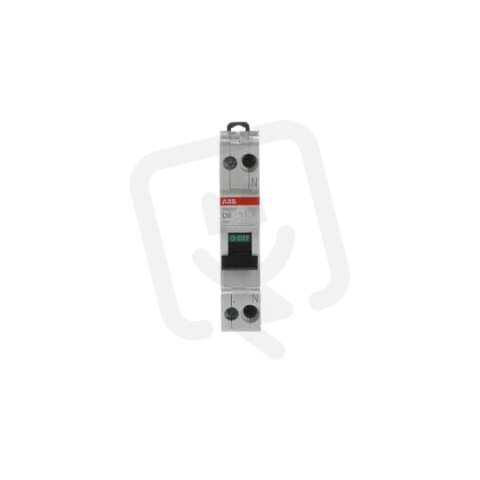 Jednofázový jistič s nulovým pólem SN201-D6 6 A char. D 6kA ABB 2CSS255101R0061