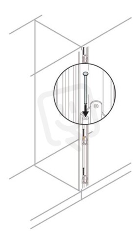 Sada čepů pro připojení skříní IS2 stran