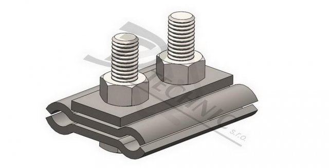 SS - p Svorka spojovací s příložkou DT TECHNIC 103080