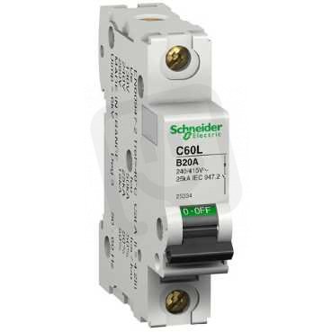 Schneider 25335 C60L jistič 1P 25A B