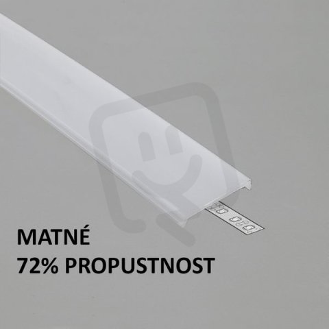 4738329 Plexi KLIK bílé pro FKU72, 2m FKU72-PB-KLIK-2M