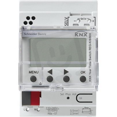 KNX roční časový spínač REG-K/8/800 SCHNEIDER MTN6606-0008