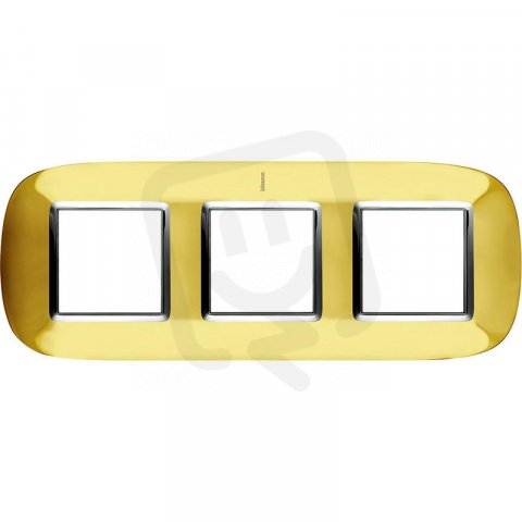 Legrand HB4802/3OR BTAX Rámeček2+2+2 ZLATO LESK