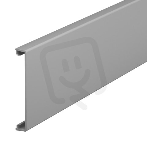 OBO GK-OTGGR Víko pro kanál Rapid 80 80x2000mm kamenná šeď Polyvinylchlorid PVC